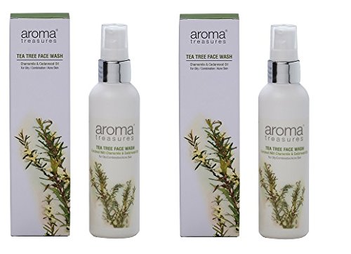 aroma treasures tea tree face wash