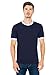 American Apparel Fine Jersey Short Sleeve Ringer T-Shirt - Navy/White/L