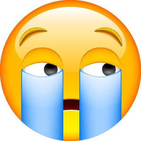 Amazon Smiley Face Emoji Waterfall Cry 壁装用具