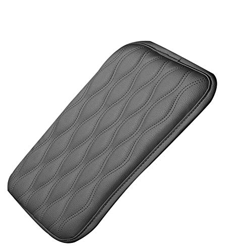 Auto Center Console Pad, Car Armrest Pad Cover Car Armrest Seat Box Cover Protector Case Soft Arm Rest Support/Padding Universal Fit for Most Vehicle, SUV, Truck Gray