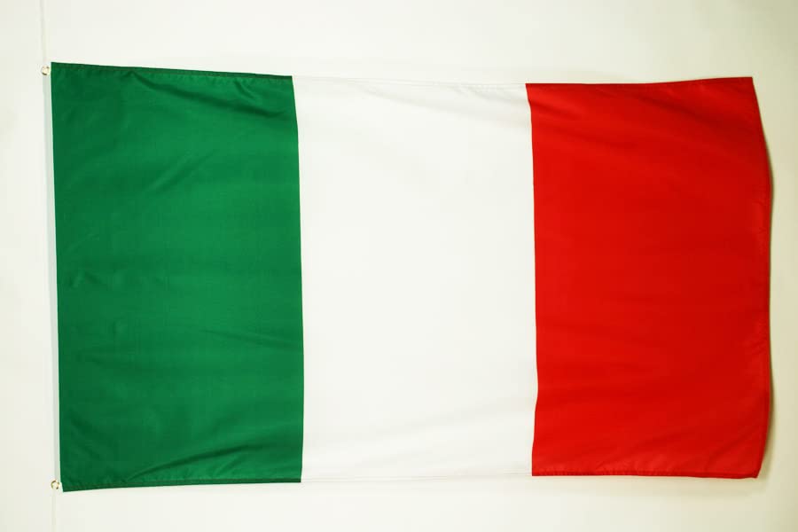 AZ FLAG - Italy Flag - 3x5 Ft - Italian Flag 100% Polyester With Integrated Brass Eyelets - 150x90cm - 110g - Bright Colours — image 1