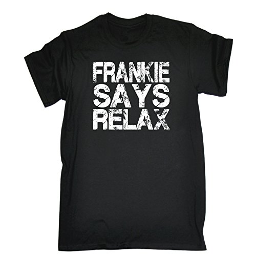 Frankie Says RelaxMens 80's Retro T Shirt