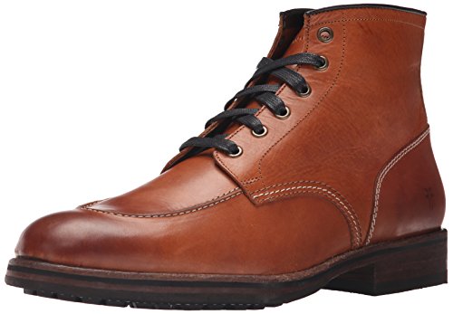 FRYE Men's Wilson Midlace Boot, Cognac, 13 D US