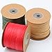 Resinta 984 Feet Raffia Twine Craft Matte Raffia Paper String Christmas Gift Packing Ribbon for Craft DIY Supply, Christmas,Wrapping Hanging Tags, 3 Rolls, Red, Green, Kraft