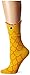 K. Bell Womens Funny Animal Crew - 1 Pairs Cool & Cute Wordplay Novelty Gifts Casual Sock, Wide Mouth Goldfish (Orange), 4-10 US