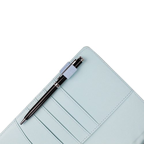 A5 PU Leather Notebook Binder,Refillable 6 Round Ring Binder Cover for