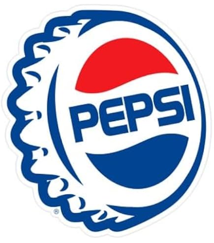 Amazon.com: CafePress 90S Pepsi Logo Cap Medium Die Cut Sticker