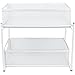 Sorbus 2 Tier Under Sink Bathroom Organizers and Storage, Strong Steel Mesh Sliding Drawers for Enhanced Bathroom Storage Ideal Bathroom Organization and Storage & Under Kitchen Sink Organizer (White)