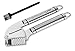 PriorityChef Garlic Press and Mincer, Free Cleaning Brush, 18/10 Anti Rust Stainless Steel