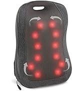 Shiatsu Back Massager with Heat, Comfier Heated Back Massager Pad, Massage Chair Pad for Chair,Po...