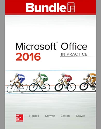 GEN COMBO LL MICROSOFT OFFICE 2016:IN PRACTICE; SIMNET OFFICE 2016 NORDELL SMBK-cover