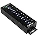 StarTech.com 10-Port USB 3.0 Hub - 5Gbps - Metal Industrial USB-A Hub with ESD & Surge Protection - Din Rail, Wall or Desk Mountable - TAA Compliant USB Expander Hub (ST1030USBM)