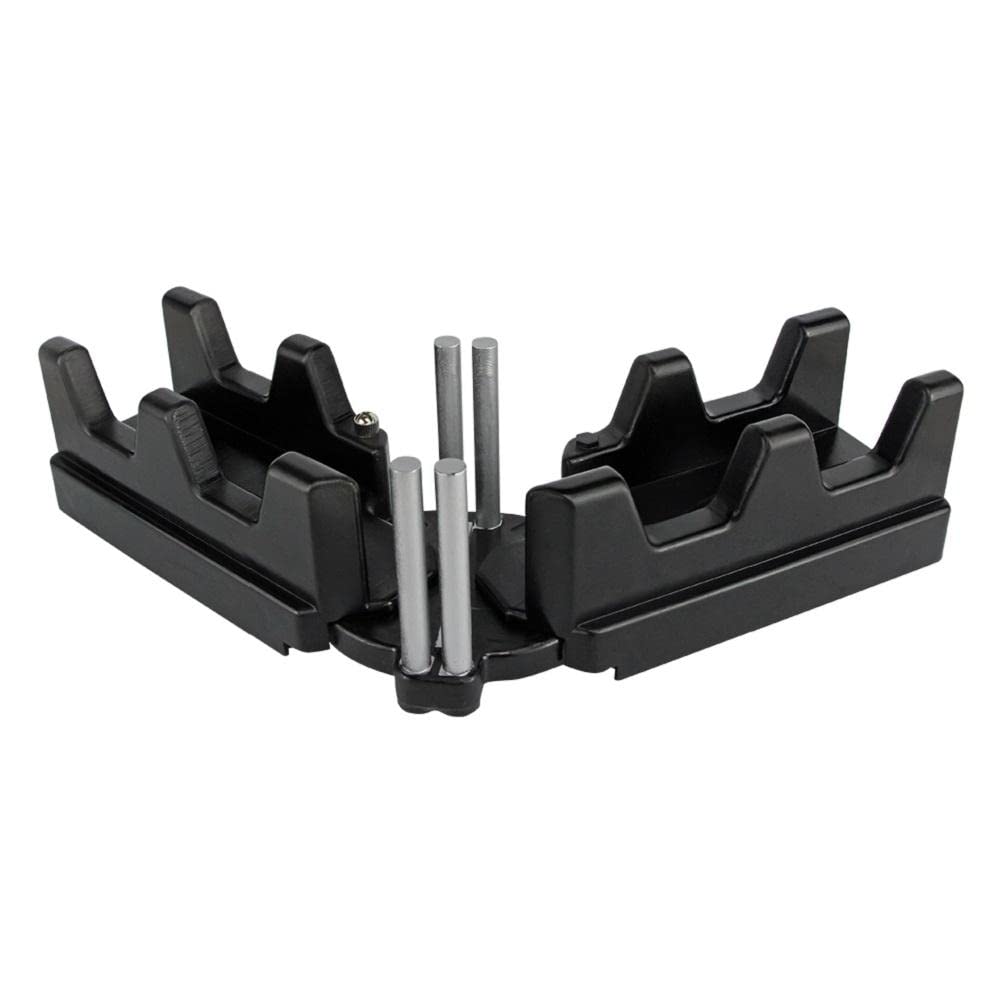 Rvtkak 2-in-1 Mitre Measuring Cutting Tool, Miter Saw Mitre Block Mitre Box for Skirting Board Accurately Measured Woodworking Cutting Mitre Tool for Pipeline Installation and Carpentry Work