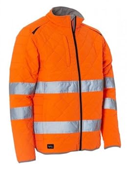 ELKA Thermo Jacke, Warnschutzjacke Warn-Steppjacke EN ISO 20471 ORANGE XL