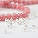 Syhonic 100pcs Genuine 925 Sterling Silver Round Beads Tiny Smooth Beads for Necklaces, Bracelets and Jewelry Making(3mm)
