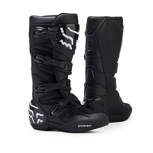 Fox Racing Youth Comp Motocross Dirt Bike Boots, Black, 5