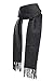 Runtlly Men's Winter Cashmere Scarf Stripes Warm Soft Scarves with Tassel Luxurious Winter Scarf For Men Women(FD12)