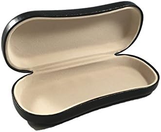 Avalon Glasses Case, Reading Eyeglasses, Hard Shell Protects & Stores Sunglasses, and Most Eyewear, Suitable for Men, Women & Kids, Black Sturdy | Comes with FREE Micro Fiber Cleaning Cloth