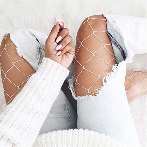 floral hoop 5 Colors Sexy Fishnet Stockings Women Nylon Mesh Pantyhose Casual Summer Long Stockings Female Party Club Colorful Tights Red Small Mesh