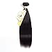 3Bundles Brazilian Human Hair Straight Brazilian Human Hair Extensions Unprocessed Natural Color Straight Virgin Human Hair Bundles