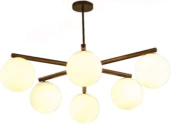 Amazon.com: Nórdico Sputnik Lámparas De Araña Iluminación E27 Latón