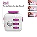 Lodabodkin Fidget Cube Relieves Stress and Anxiety for Children and Adults, Anxiety Attention Toy (White-pink)
