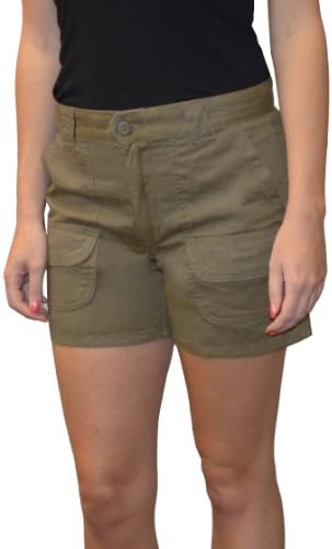 Sabree Missy Cargo Short Olive-10