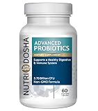 #1 Advanced Probiotics Happy Bacteria Supplement Blend of the 7 Best Strains. Builds Healthy Digestion & Maintains Strong Immune System Non GMO Vegan Friendly Lactobacillus and Acidophilus Capsules