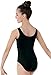 Balera Leotard Girls One Piece For Dance Womens Tank Wide Strap Leotard