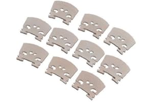 Lsgoodcare 10pcs Full Size 4/4 Violin Maple Bridge Violin Parts