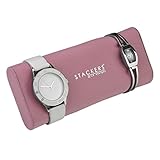STACKERS Jewelry Box | Antique Rose Pink Watch & Bracelet pad Stacker Accessory for Dove Gray STACKERS