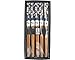 Japanese 5 Pair Traditional Sakura Cherry Blossoms Design Chopsticks Set Dining Table Starter Kit Beautiful Gift Item Nicely Packaged (Blue Blossoms)