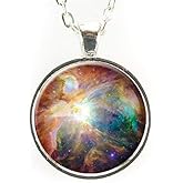 CellsDividing Orion Nebula Galaxy Pendant Necklace