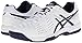 ASICS Men's Gel-Dedicate 4 Tennis Shoe,White/Navy/Silver,10 M US