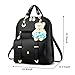 Vegan Leather Purse Backpack Mini Women Fashion Quilted Small Size Shoulder Bag