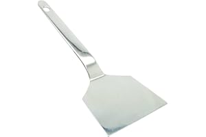 TIKUSAN Okonomiyaki Spatula Turner BBQ Stainless Spatula Made in Japan (3.0"x7.5")