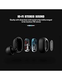 5.0 Auriculares Bluetooth S Negro