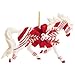 Horse of a Different Color Candy Cane Lane Arabian Horse 2.75" Ornament in Tin