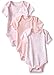 Little Me Baby-Girls Newborn Damask Scroll 3 Pack Bodysuit, Pink/Multi, 3 Months