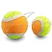 Mayershop Paddle Ball Catch Set - Toss and Catch Ball Set Includes 2 Paddles, 1 Large Ball and 1 Small Ball - Adjustable Paddles Made from Durable Recycled Plastic-Beach Paddle Ball Game