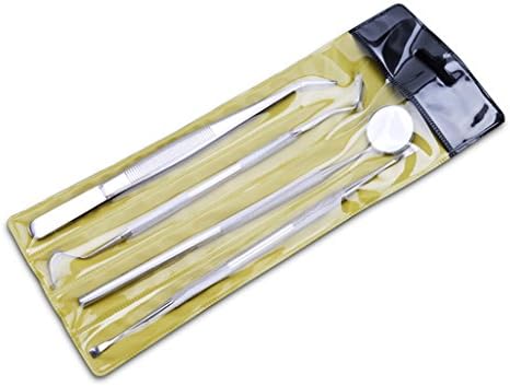 Dental Tools Kit Stainless Steel Home Use Tools Dental Cleaning Kit - 4 Pieces