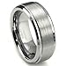 8MM High Polish / Matte Finish Men's Tungsten Ring Wedding Band