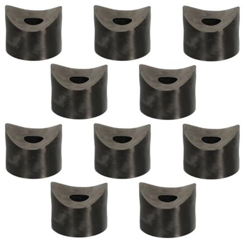cyclingcolors 10x Distanziatore distanziale boccole boccola plastica viti M8 tube tondo distanziatori rondella nero, 15mm