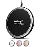Wireless Charger For IPhone 10 - Qi-Enabled Devices (10 W) Universal Fast Wireless Charging Station with Leather Cover iPhone 8/8 Plus, iPhone 10, Samsung Galaxy Note 8/S8/Plus, S7/Edge & More