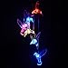 Medog Wind Chimes Color Changing Solar Led Night Light Hummingbird Wind Chimes Light For yard Blue Hummingbird Wind Chimes ( bird)