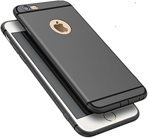 iPhone 6 plus/6S plus Case, GoGodreams Ultra-thin Soft Flexible TPU Full Scratch Protection Cover for iPhone 6 plus/6S plus 5.5 inch ( Black)