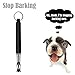 Luniquz Metal Dog Whistle Adjustable Frequency High Pitch Training Aide for Avoid Bad Behavior,Stop Barking,Fetch,Sit [with Lanyard] /Black