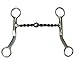 Coronet Flat Shank Twisted Sweet Iron Snaffle Horse Bit with 6-Inch Shanks, 5-Inch