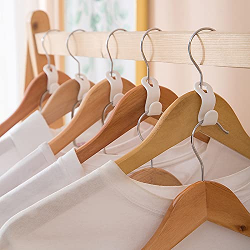 Photo 1 of 25pcs Clothes Hanger Connector Hooks, Plastic Hanger Hooks for Space Saving, Closet Organizers and Storage Extender for Closet, Wardrobe, Home, Dorm