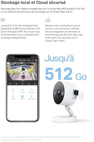 C120 Caméra Surveillance WiFi intérieure ou extérieure, QHD 4MP, Étanche IP66, Détection intelligentes de l'IA, Base magnétique, Double projecteur, Vision Nocturne, Audio Bidirectionnel